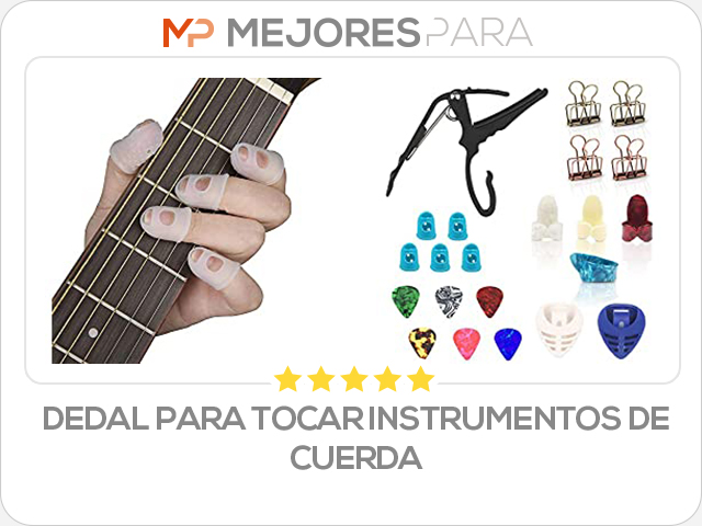 dedal para tocar instrumentos de cuerda