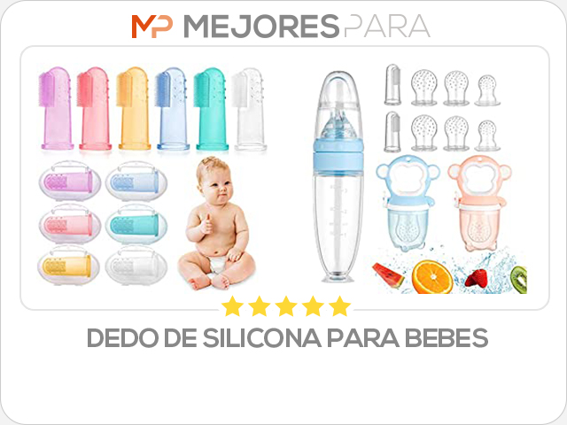 dedo de silicona para bebes