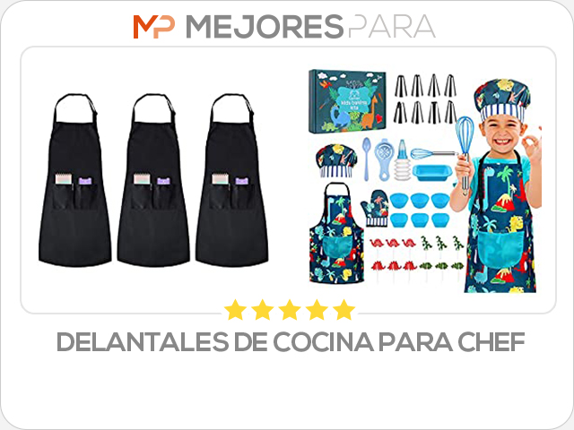 delantales de cocina para chef