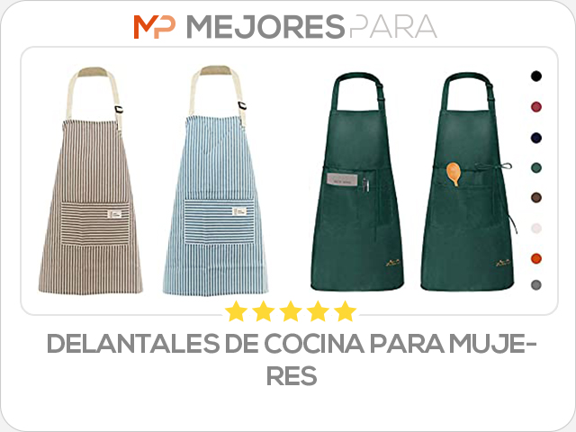 delantales de cocina para mujeres