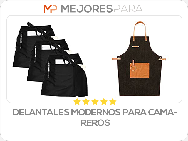 delantales modernos para camareros