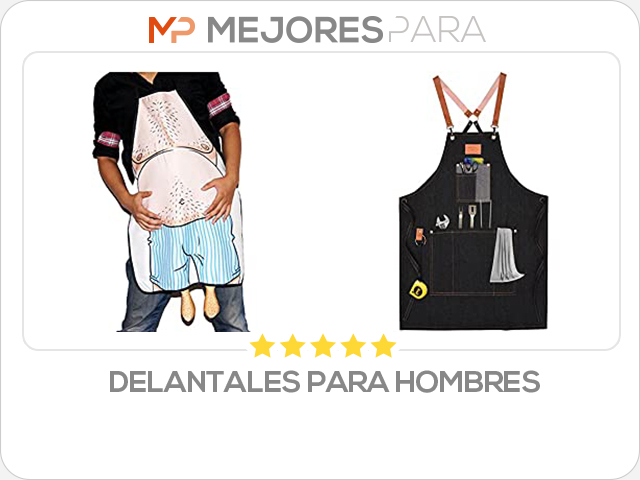 delantales para hombres