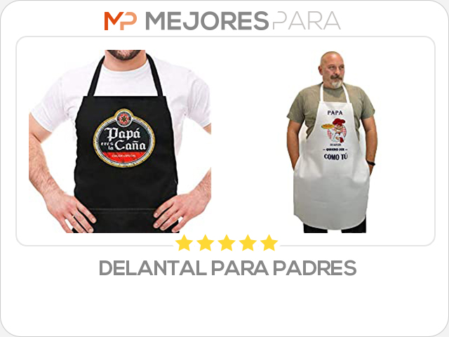 delantal para padres