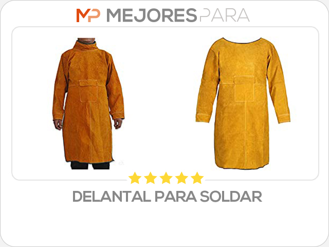 delantal para soldar