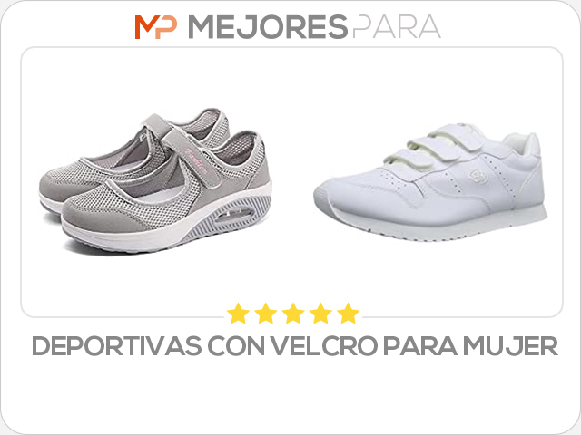 deportivas con velcro para mujer