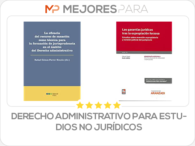 derecho administrativo para estudios no jurídicos