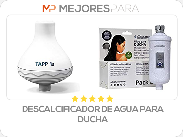 descalcificador de agua para ducha