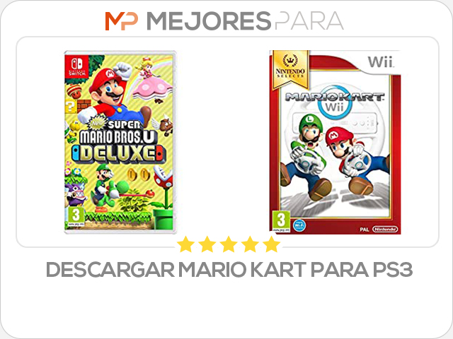 descargar mario kart para ps3