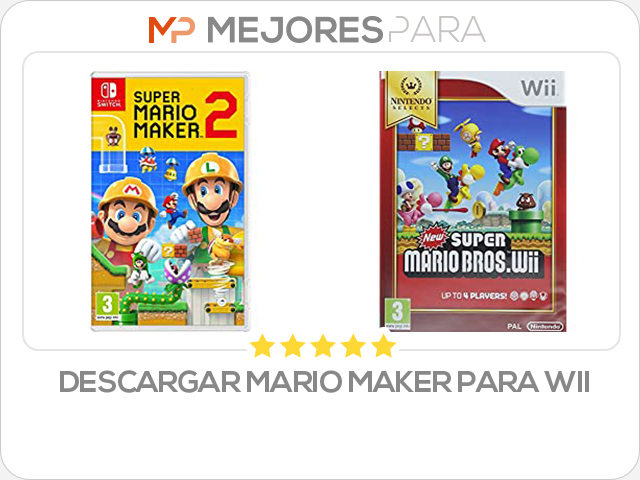 descargar mario maker para wii