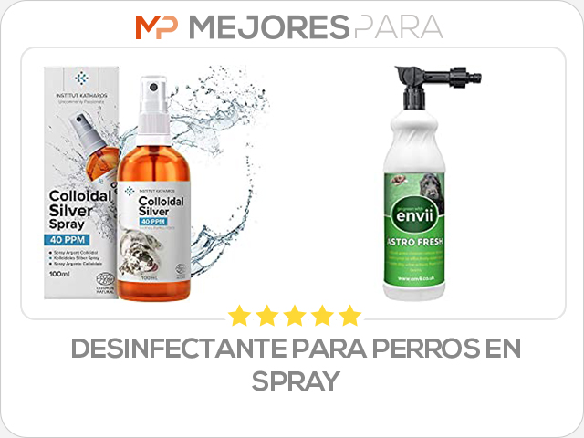 desinfectante para perros en spray