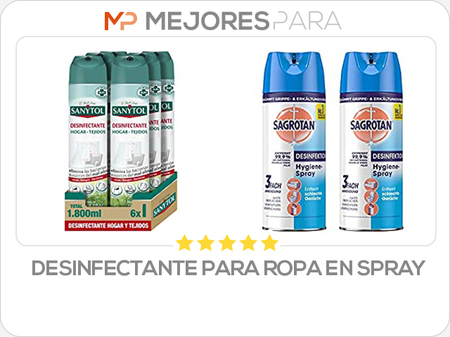 desinfectante para ropa en spray