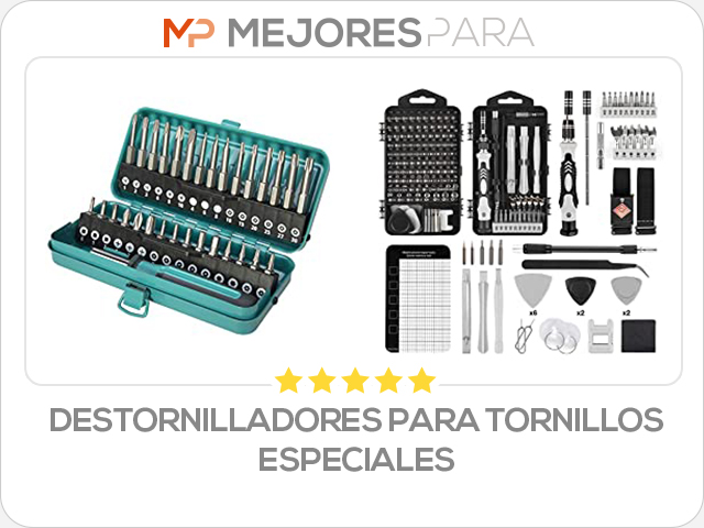 destornilladores para tornillos especiales