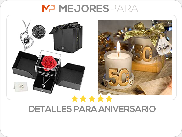 detalles para aniversario