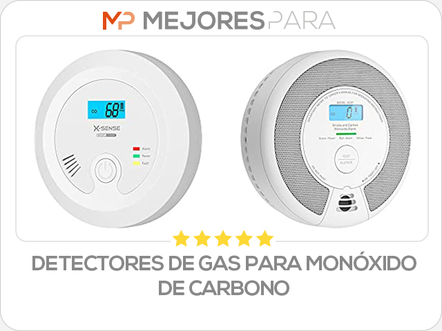 detectores de gas para monóxido de carbono