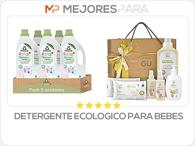 detergente ecologico para bebes