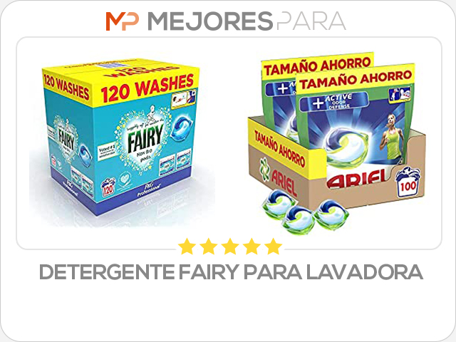 detergente fairy para lavadora