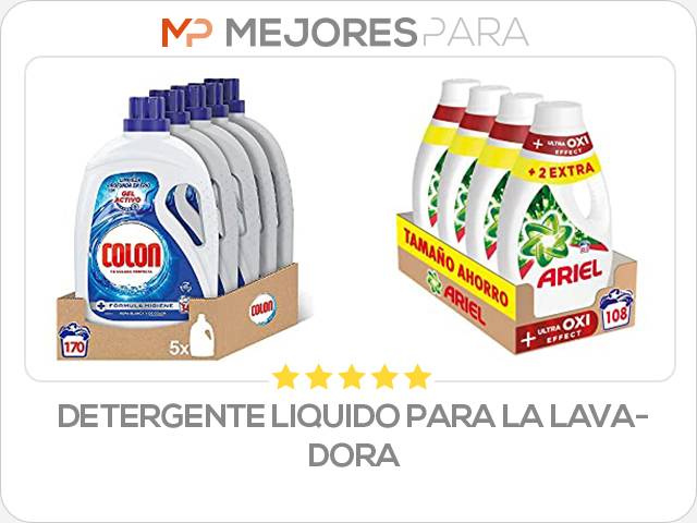 detergente liquido para la lavadora