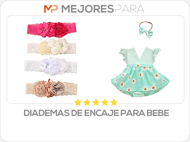 diademas de encaje para bebe