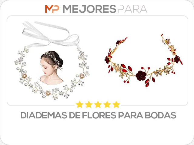 diademas de flores para bodas