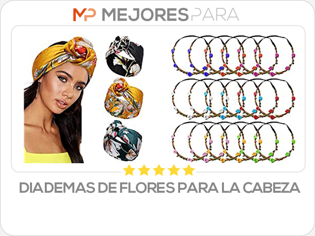 diademas de flores para la cabeza