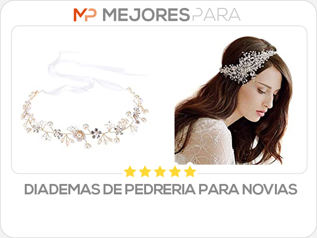 diademas de pedreria para novias