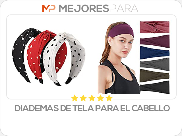 diademas de tela para el cabello