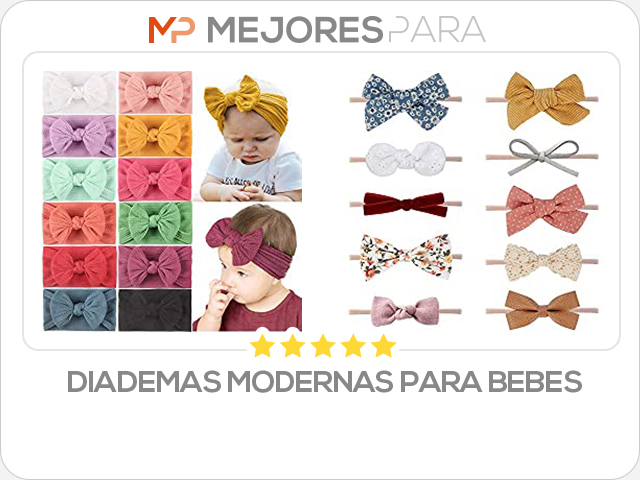 diademas modernas para bebes