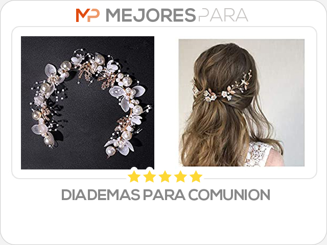 diademas para comunion