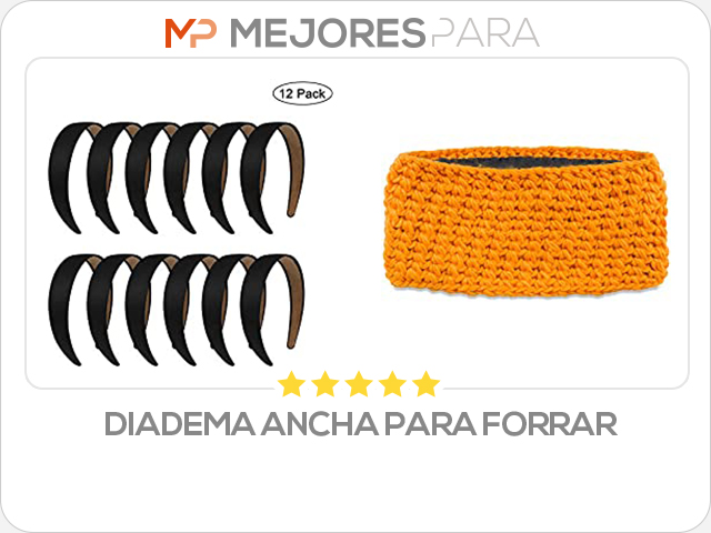 diadema ancha para forrar