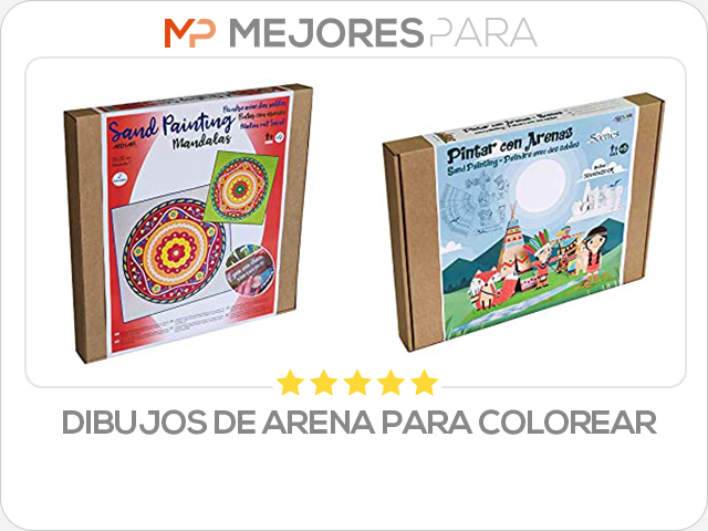 dibujos de arena para colorear