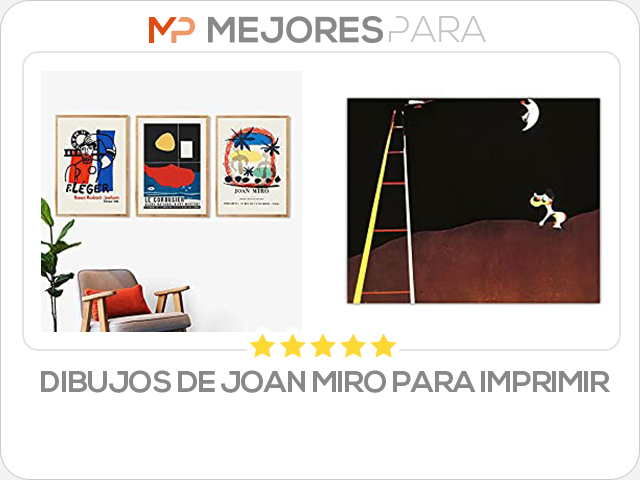 dibujos de joan miro para imprimir