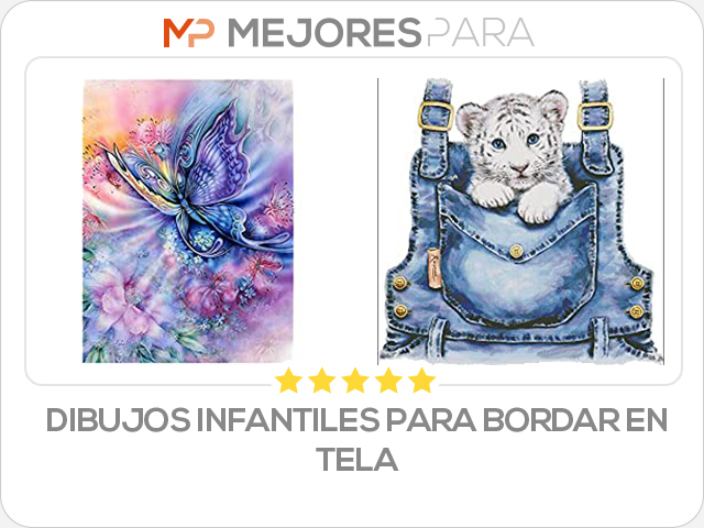 dibujos infantiles para bordar en tela