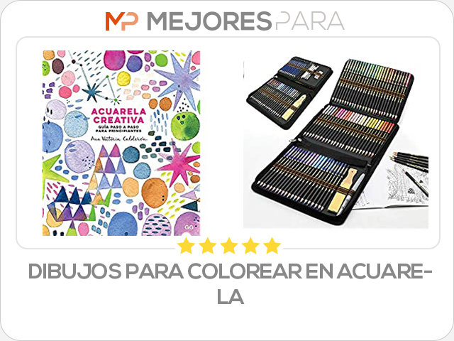 dibujos para colorear en acuarela