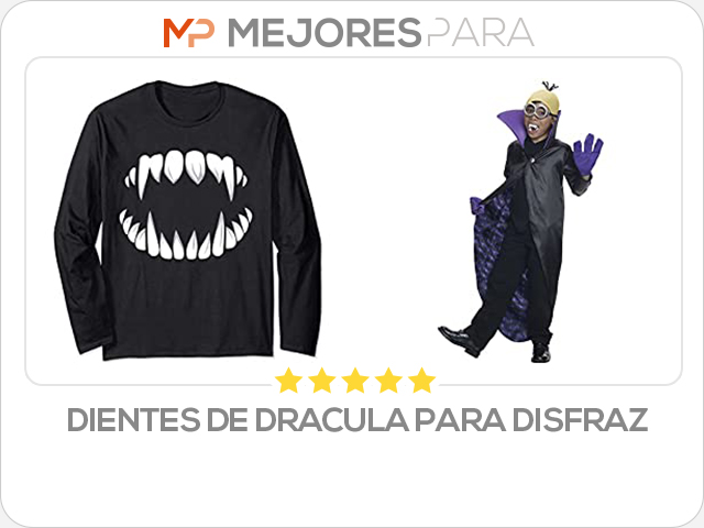 dientes de dracula para disfraz