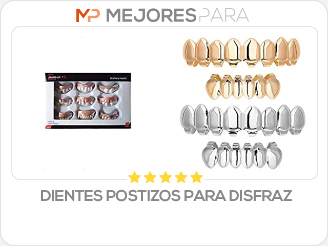 dientes postizos para disfraz