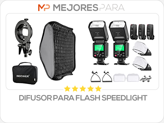 difusor para flash speedlight