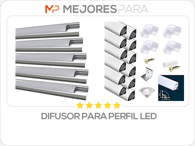 difusor para perfil led