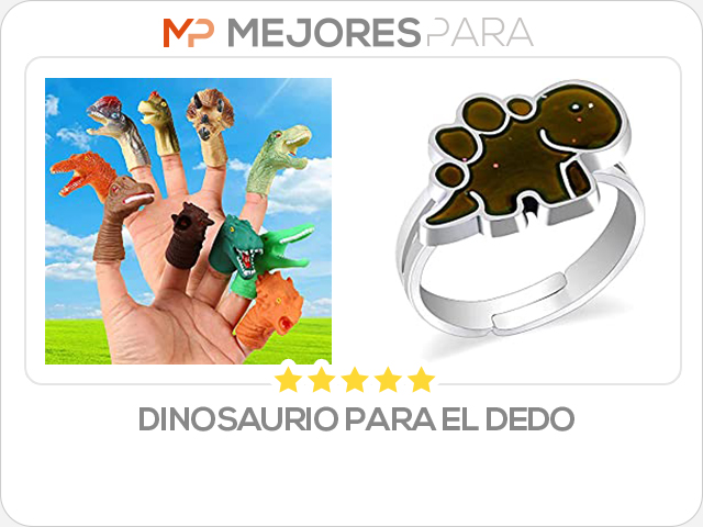 dinosaurio para el dedo