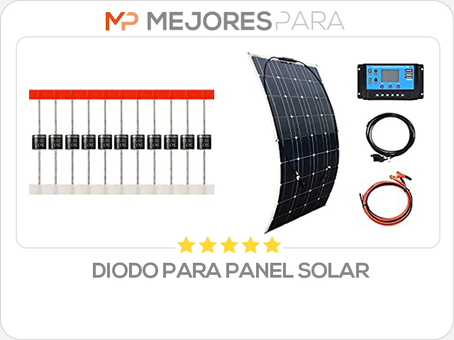 diodo para panel solar