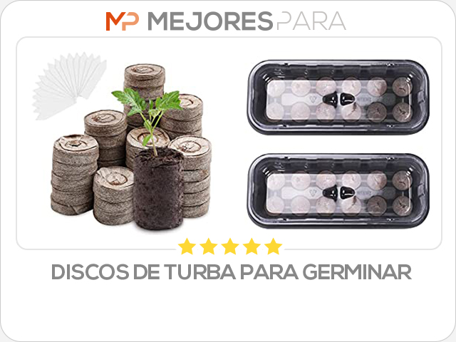 discos de turba para germinar