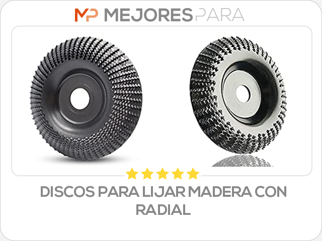 discos para lijar madera con radial