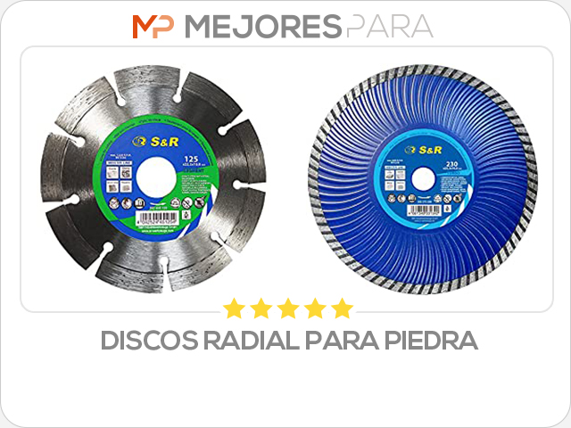 discos radial para piedra