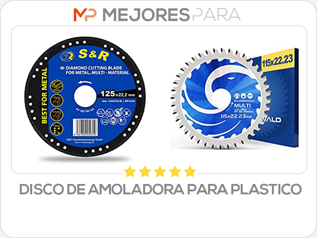 disco de amoladora para plastico