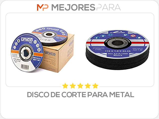 disco de corte para metal