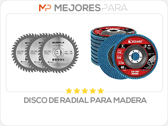 disco de radial para madera