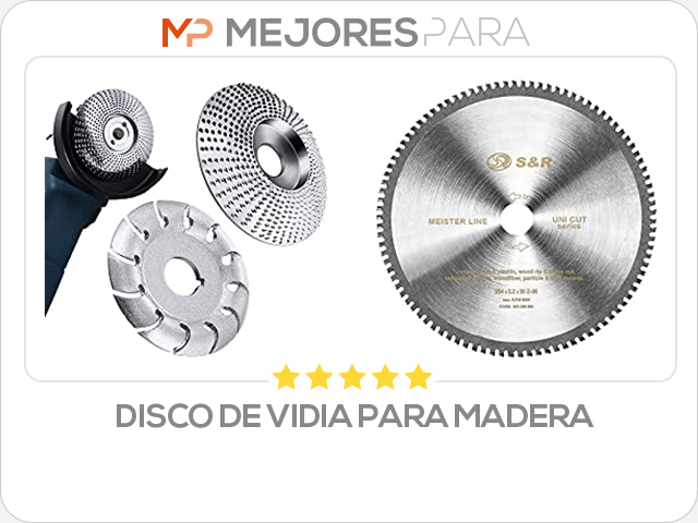 disco de vidia para madera