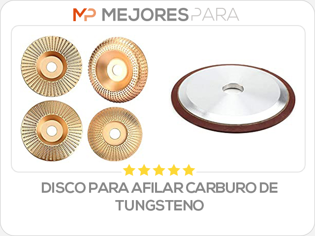 disco para afilar carburo de tungsteno