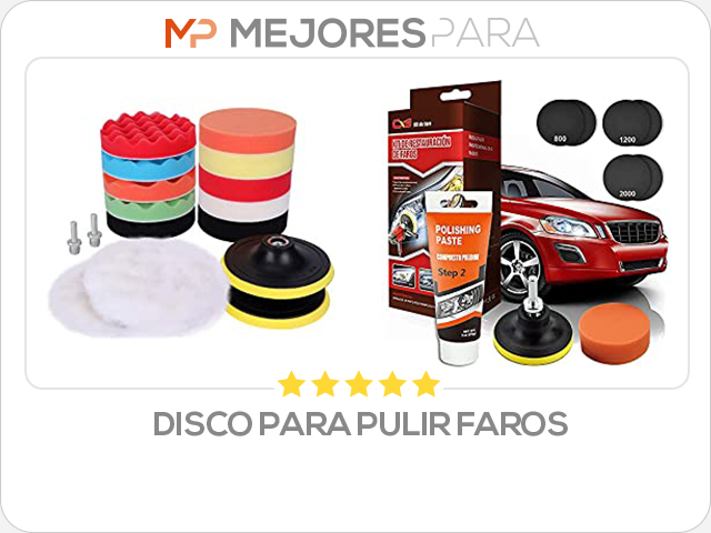 disco para pulir faros