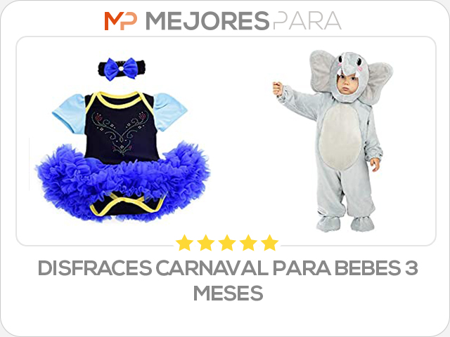 disfraces carnaval para bebes 3 meses