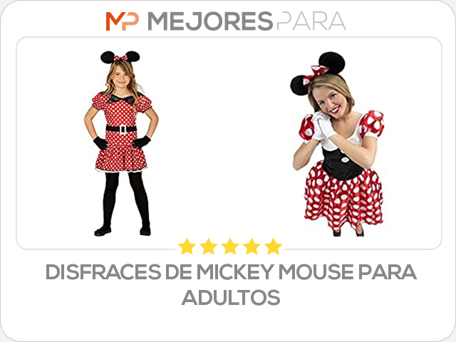 disfraces de mickey mouse para adultos